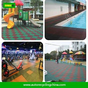 Tire Recycling Rubber Mat Tile Making Machine